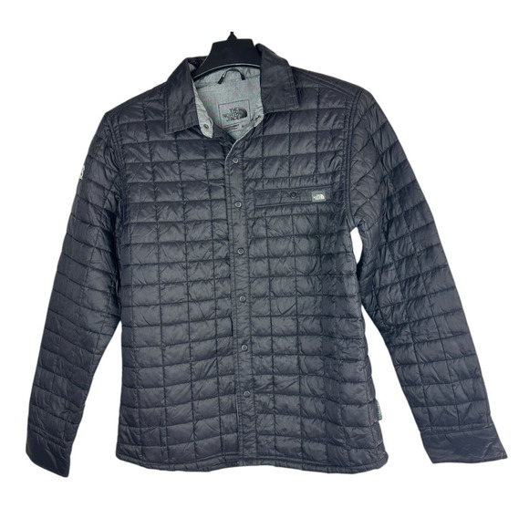 The North Face Thermoball Eco Shirt Jacket Black Men's Medium *Company Logo* - Picture 2 of 15